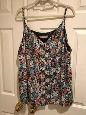 Floral tank top
